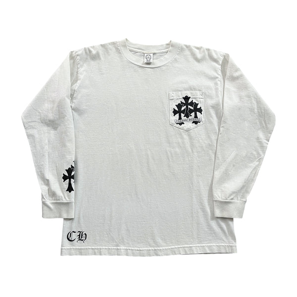 Chrome Hearts Multi Cross Long Sleeve T-Shirt (M)