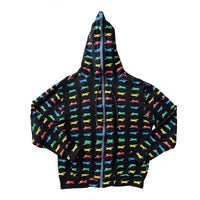 Ice Cream Running Dog Full Zip Hoodie Size (L)