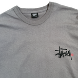 Stussy Long Sleeve Stock Logo T-Shirt