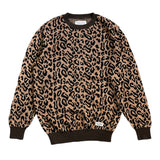 Wacko Maria Guilty Parties Jacquard Leopard Knit Sweater